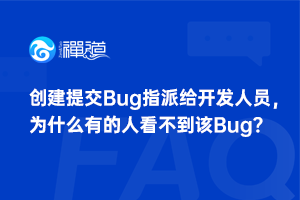 创建提交Bug指派给开发人员，为什么有的人看不到该Bug？